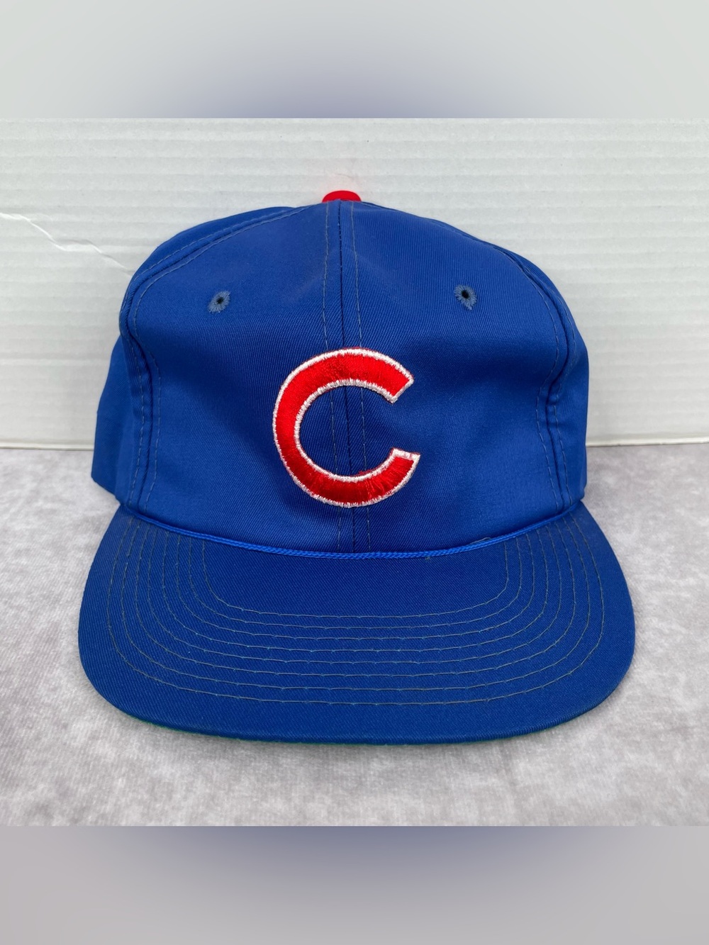 Vintage Chicago Cubs Snapback Hat Cap Sports Specialties Blue Rope Hat MLB